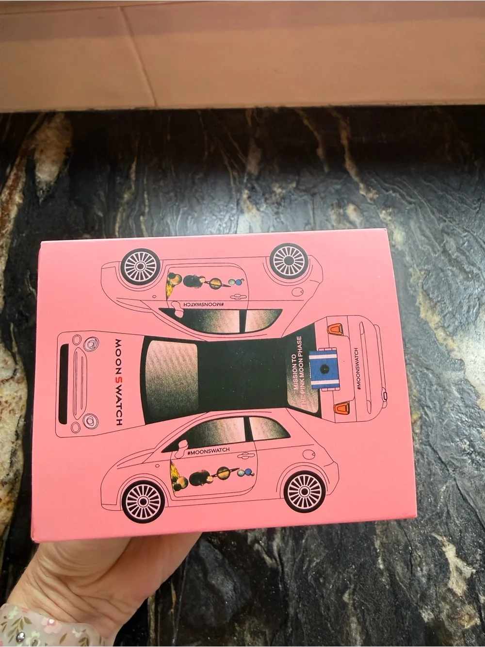Omega x Swatch Mission to the Pink MoonPhase MOONSWATCH NWT